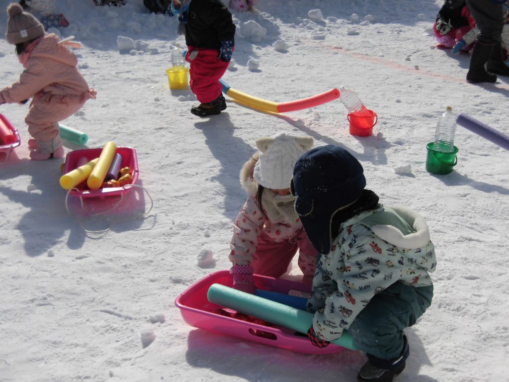 雪中ゲーム大会