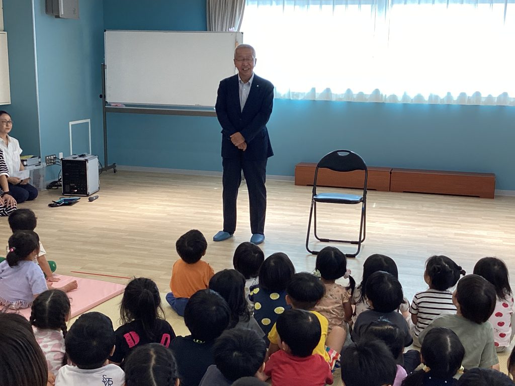 加藤市長が来園しました。